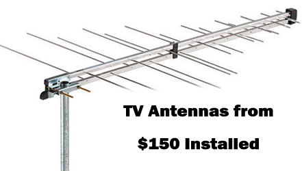 Antennas, home theatre, data cabling, media centre PC, xommercial A/V